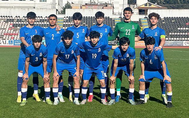 17 yaşlılardan ibarət milli komanda məğlub oldu
