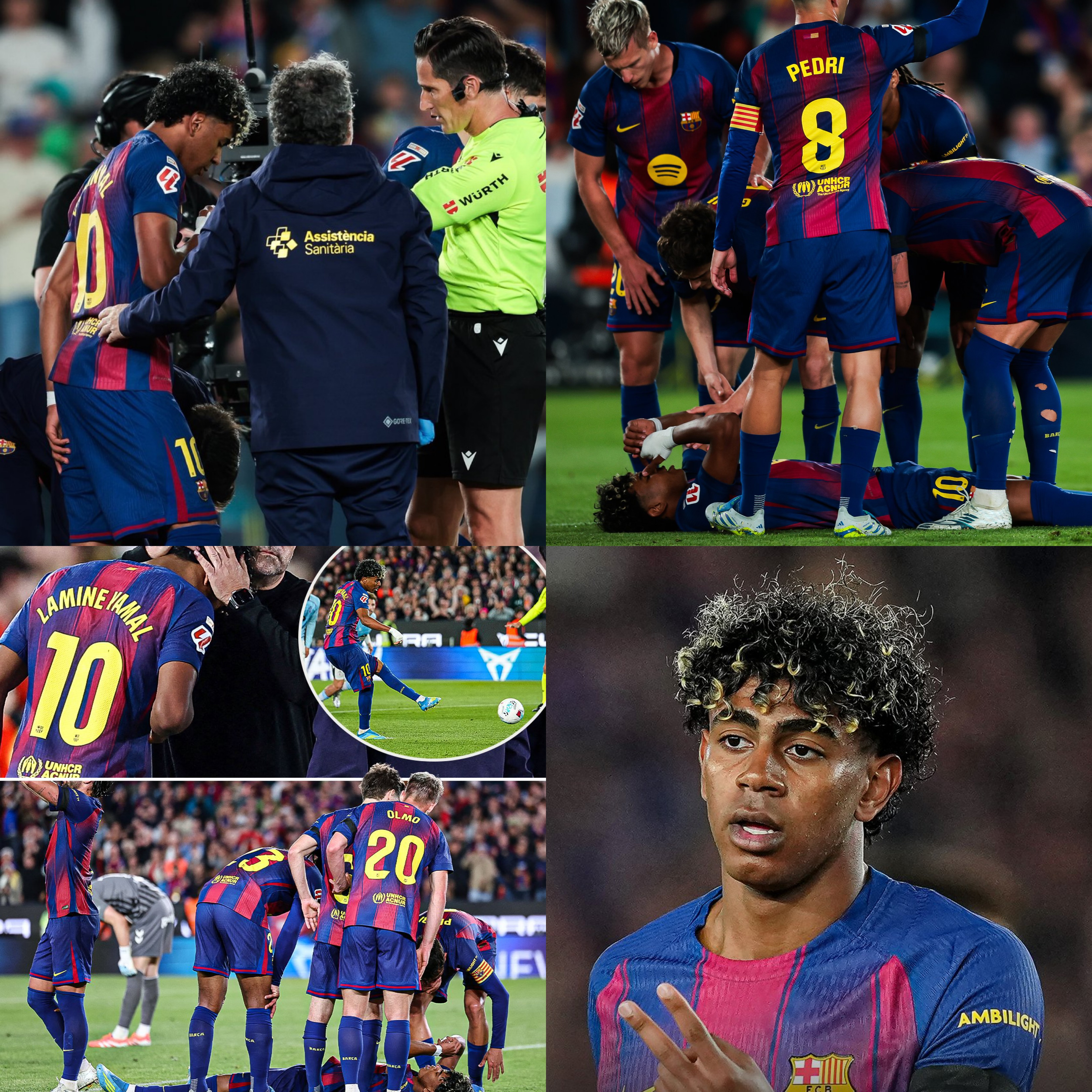 “Barselona”dan qələbə, Yamaldan ağır zədə