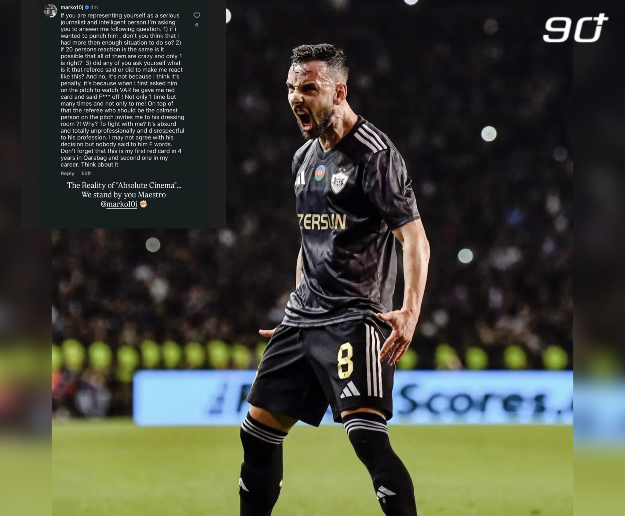 Marko Yankoviç: “20 nəfər dəlidir, 1 nəfər haqlı!”